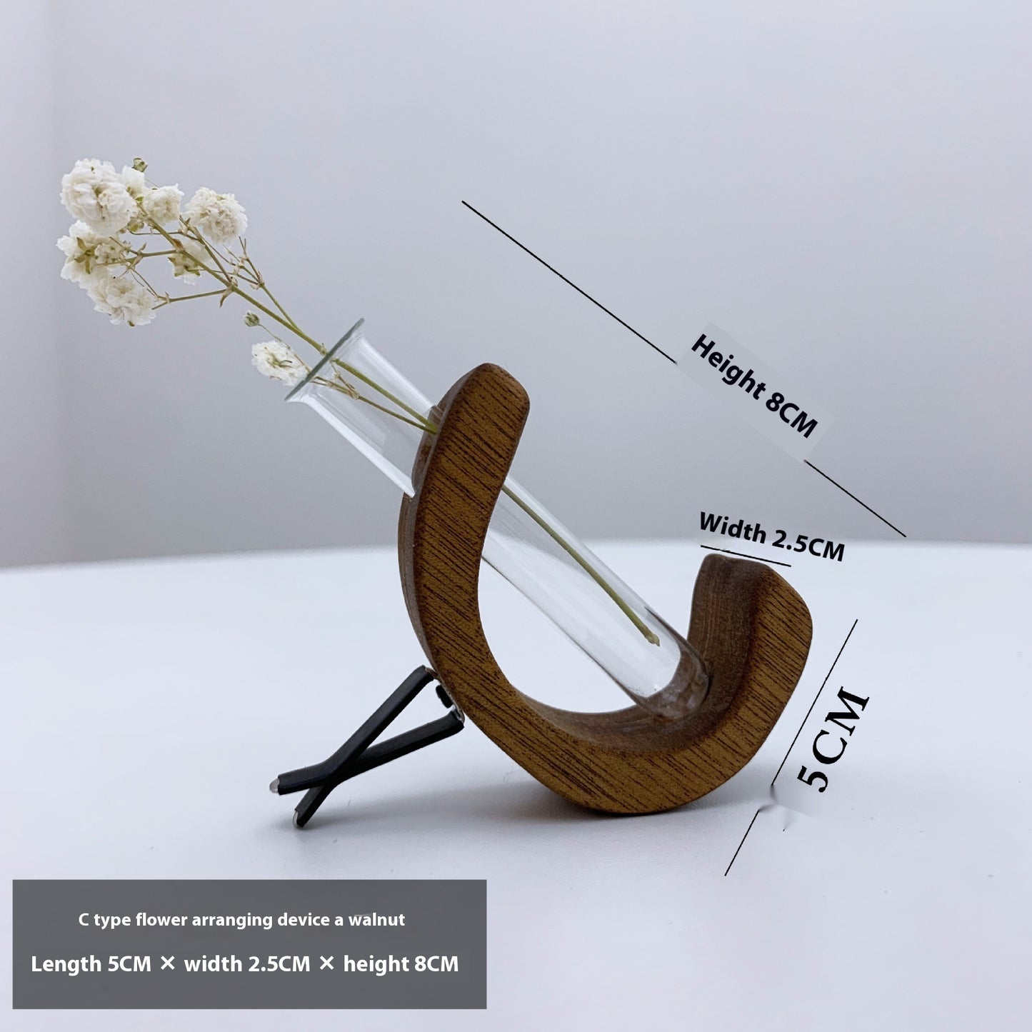 C-förmiger Blumenbehälter fürs Auto