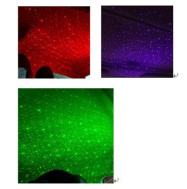 USB-Sternenlichter Laserprojektionslichter Autoatmosphäre