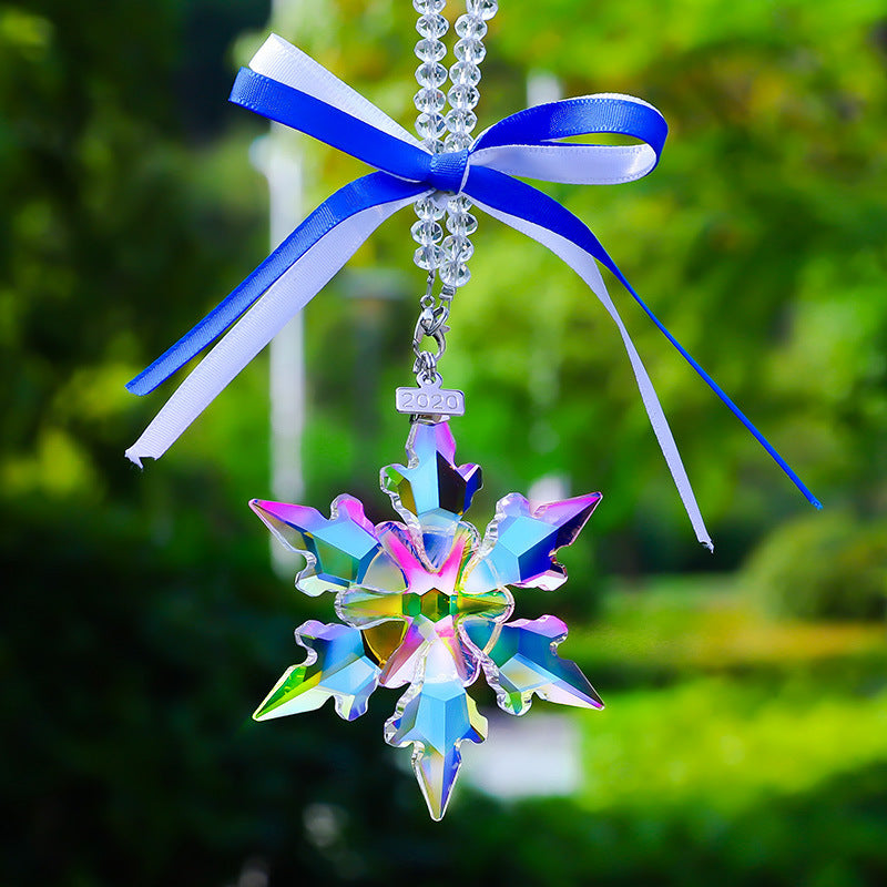 Kristall Schneeflocke Anhänger