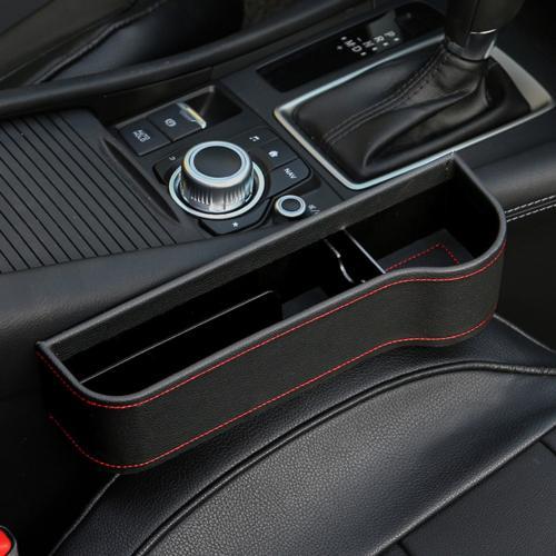 Aufbewahrungsbox für die Sitzlück, für Geldbörse, Telefon, Münzen, Zigaretten, Schlüssel, Karten, Autozubehör