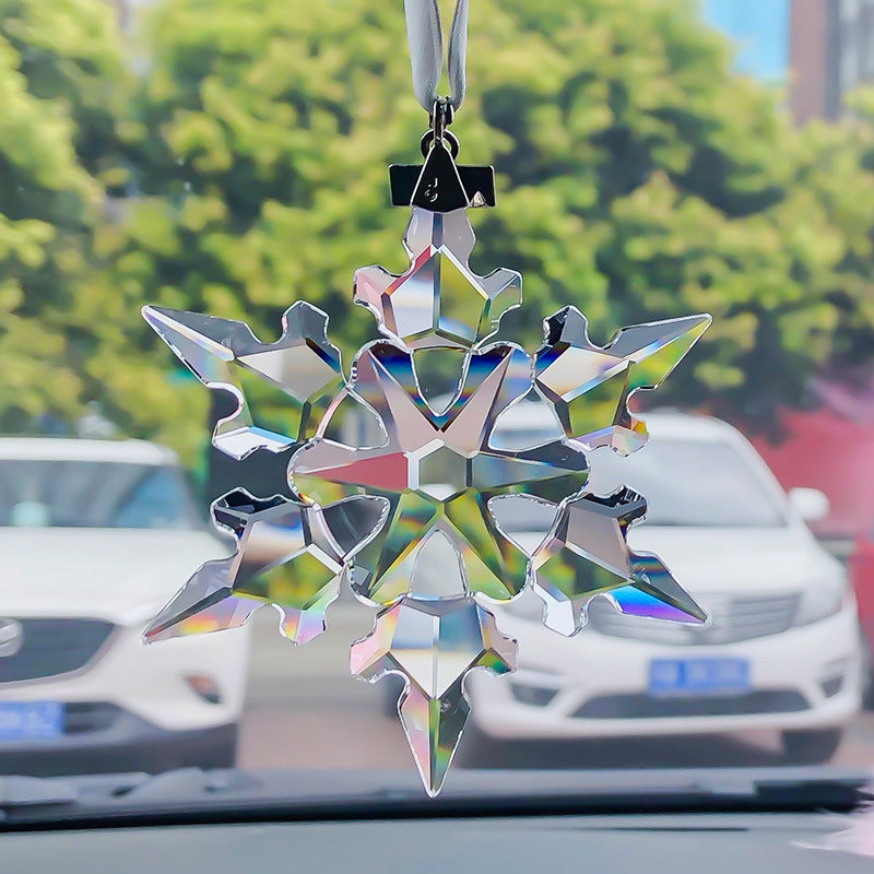 Kristall Schneeflocke Anhänger