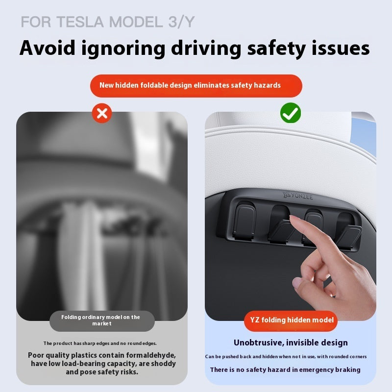 Rücksitz-Klapphaken-Aufbewahrungszubehör