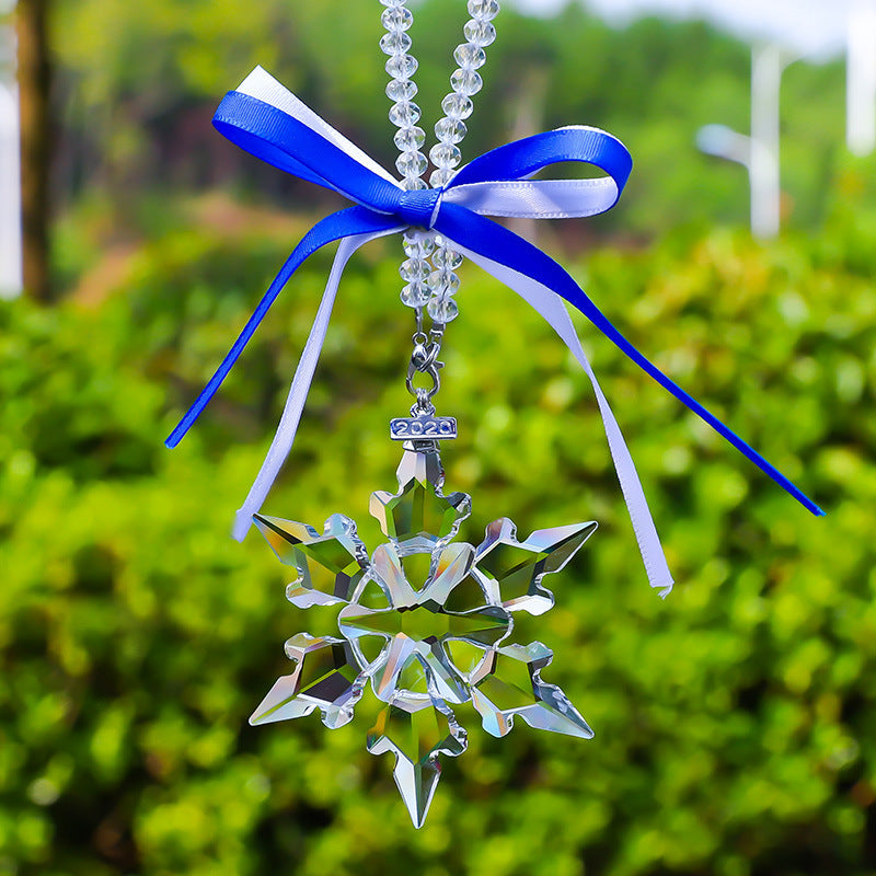 Kristall Schneeflocke Anhänger