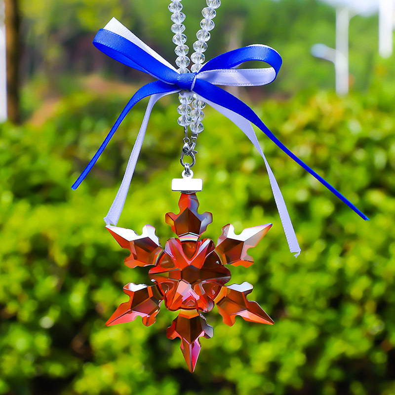 Kristall Schneeflocke Anhänger