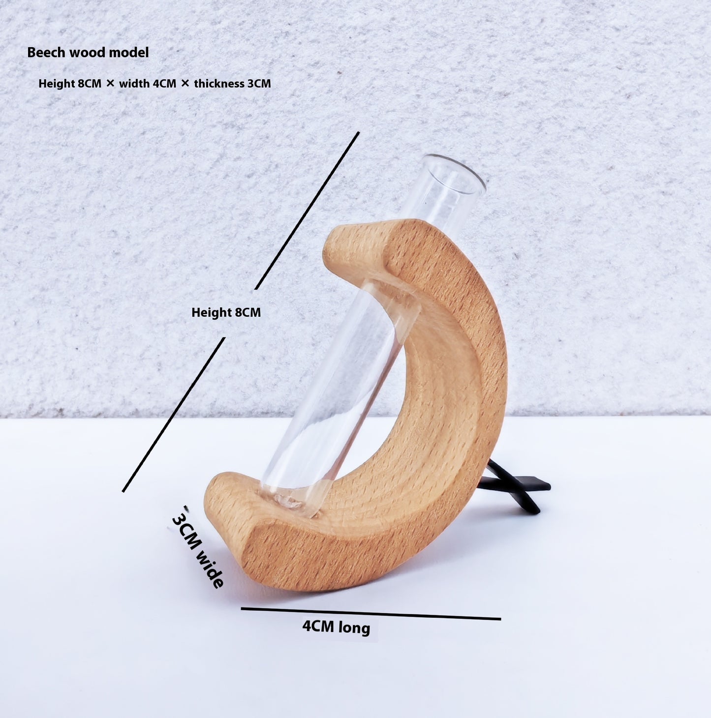 C-förmiger Blumenbehälter fürs Auto