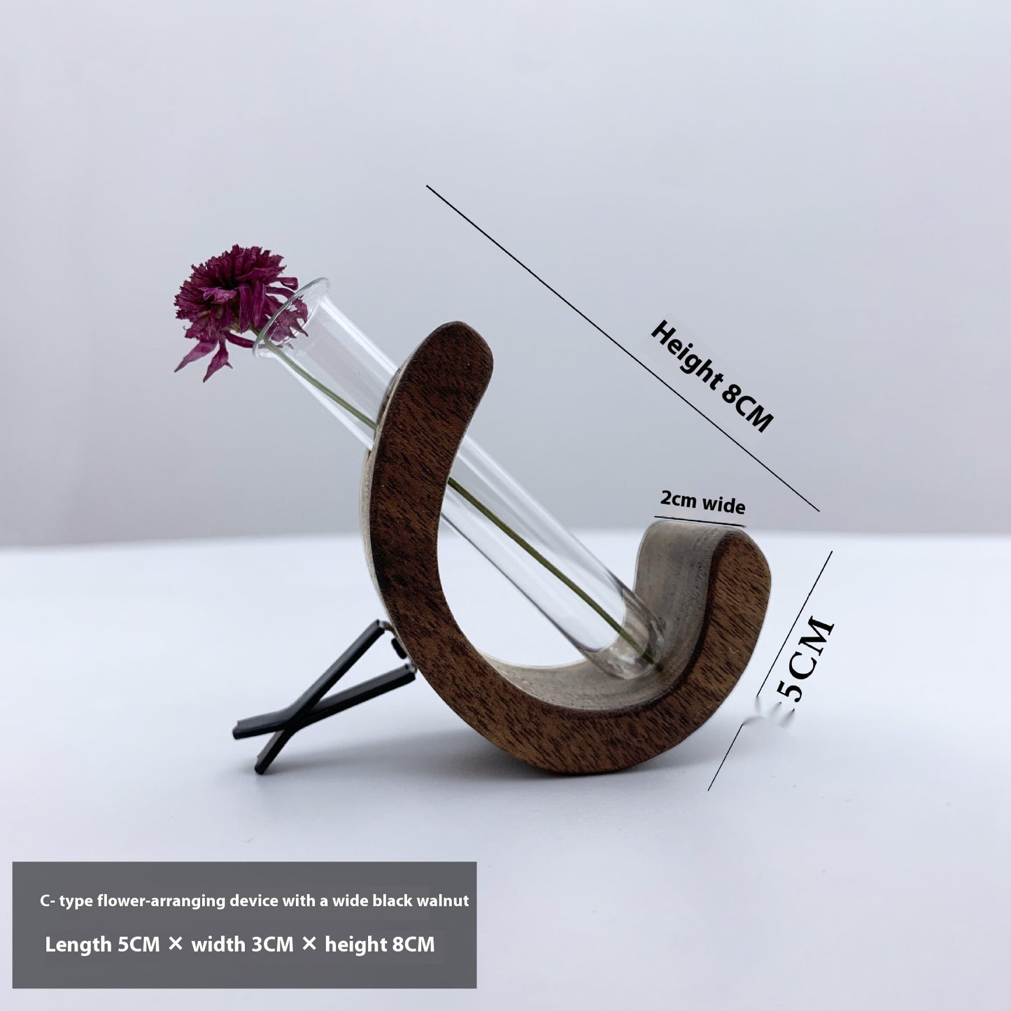 C-förmiger Blumenbehälter fürs Auto