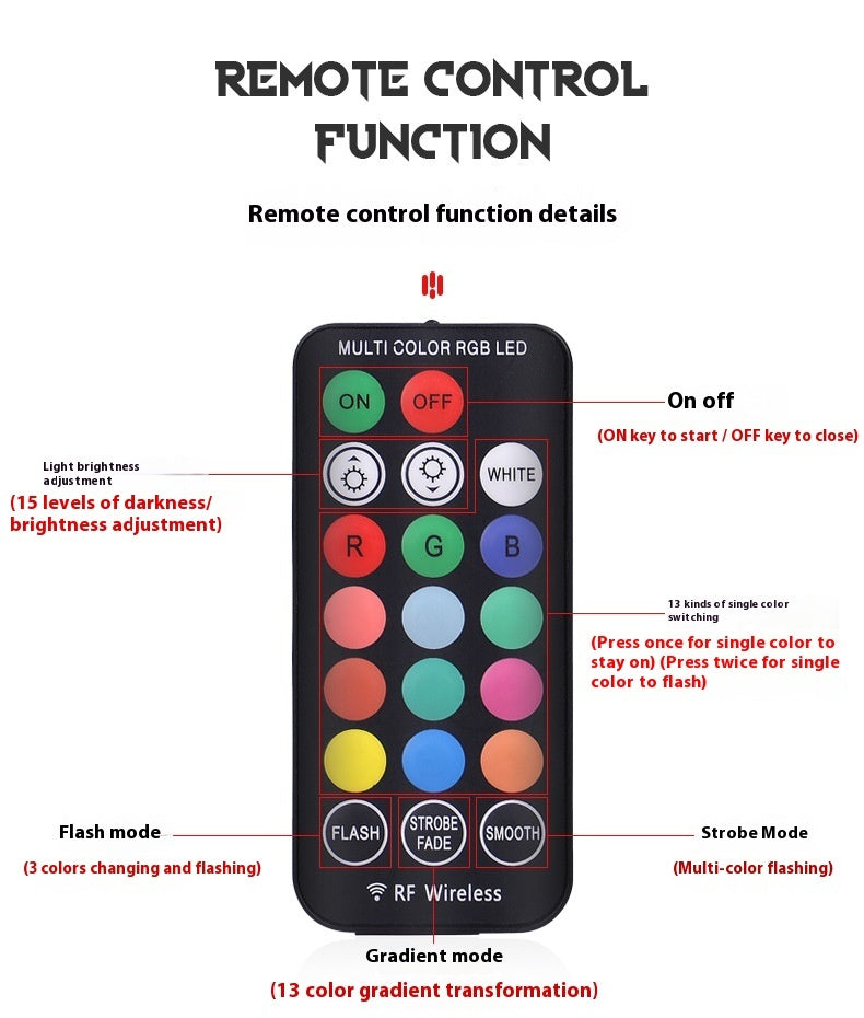 Drahtloses magnetisches LED-Atmosphärenlicht