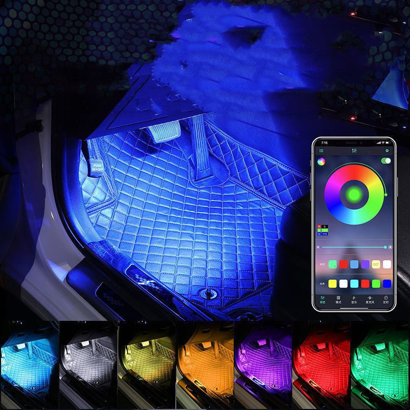 USB-Sprachsteuerung, Rhythmus Licht für Auto-Innenraum