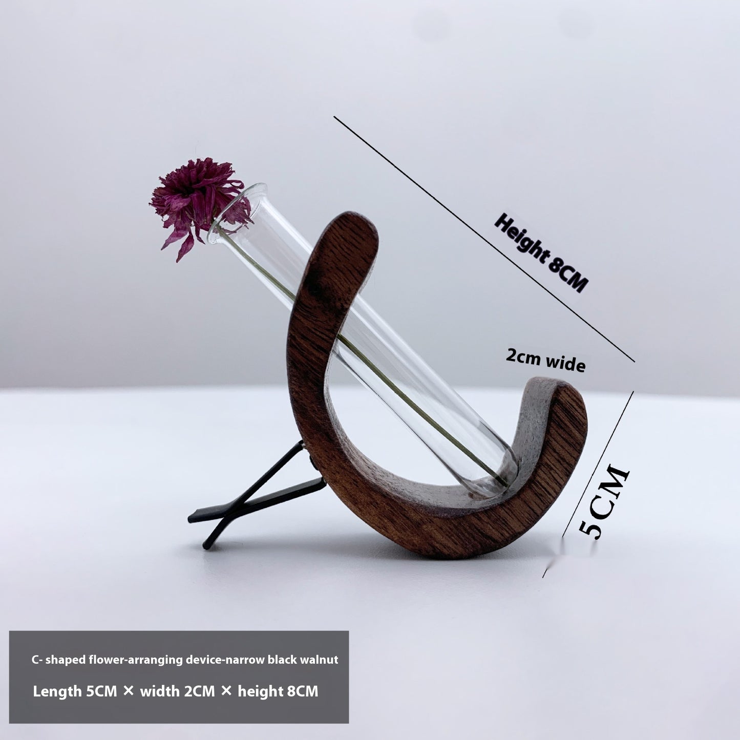 C-förmiger Blumenbehälter fürs Auto