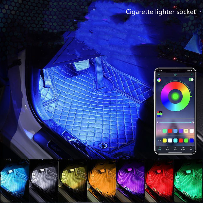 USB-Sprachsteuerung, Rhythmus Licht für Auto-Innenraum