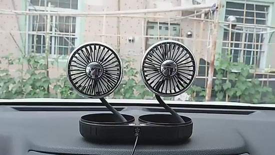 Double-Headed Hose Small Fan Usb Car Car Car Inter